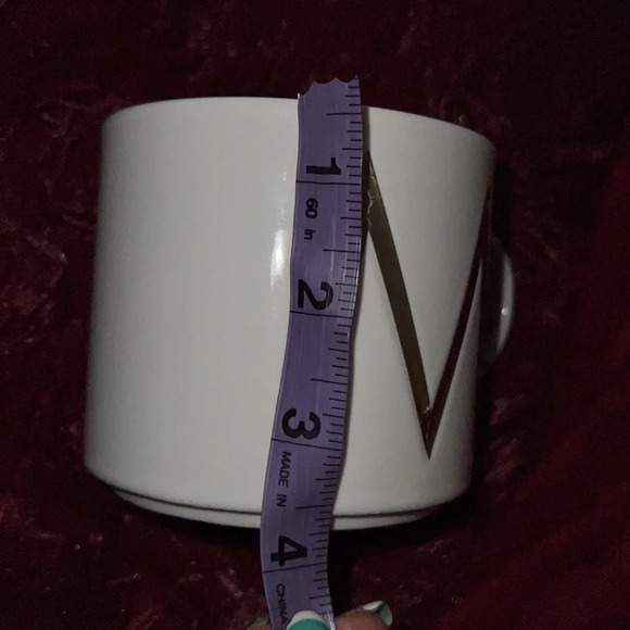 🎉HP🎉 Amazon ⭐️ gold initial M Monogram coffee Mug - Picture 7 of 8